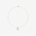 Round Cut Cubic Zirconia in 925 Sterling Silver Necklace 3