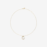 Round Cut Cubic Zirconia in 925 Sterling Silver Necklace 3