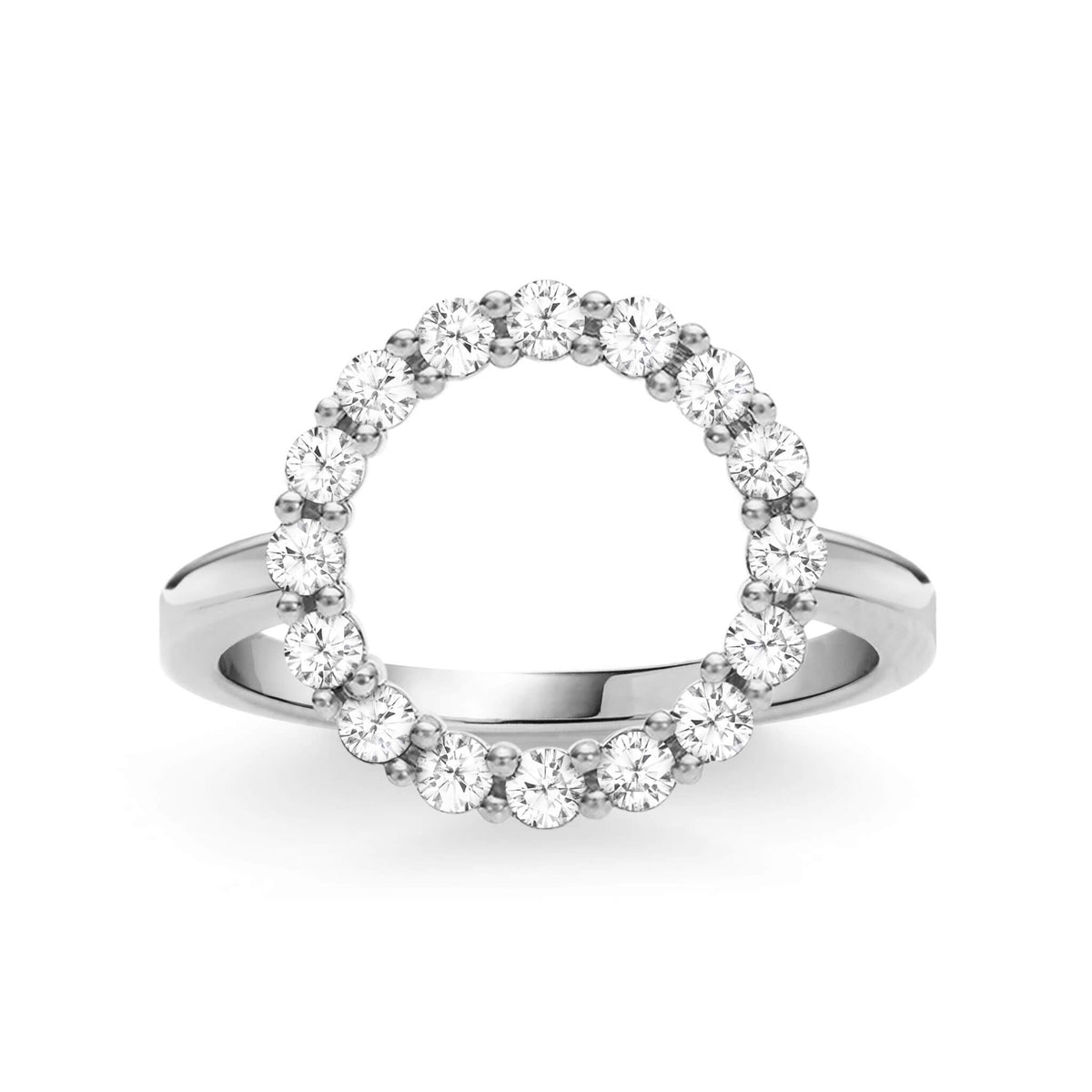 1.92 TCW Round April Diamond Lab Made Diamond- April Birthstone Engagement Ring 5