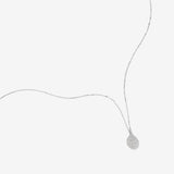 Round Cut Cubic Zirconia in 925 Sterling Silver Necklace 2