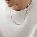 Round Cut Cubic Zirconia in 925 Sterling Silver Necklace 4