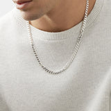 Round Cut Cubic Zirconia in 925 Sterling Silver Necklace 4