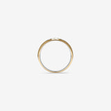 0.15 CT Round Moissanite Channel Set Men's Wedding Band in Solid Gold 2