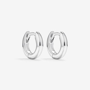 Round Cut Cubic Zirconia in 925 Sterling Silver Earrings