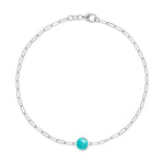 0.90 CT Round Topaz Lab Made Diamond- December Birthstone Bracelet 5