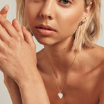 Round Cut Cubic Zirconia in 925 Sterling Silver Necklace 2