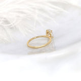 Stunning 1.50 CT Oval Moissanite Engagement Ring with Solitaire Design 3