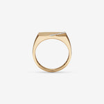 0.10 CT Round Moissanite Men's Wedding Band in Solid Gold 2