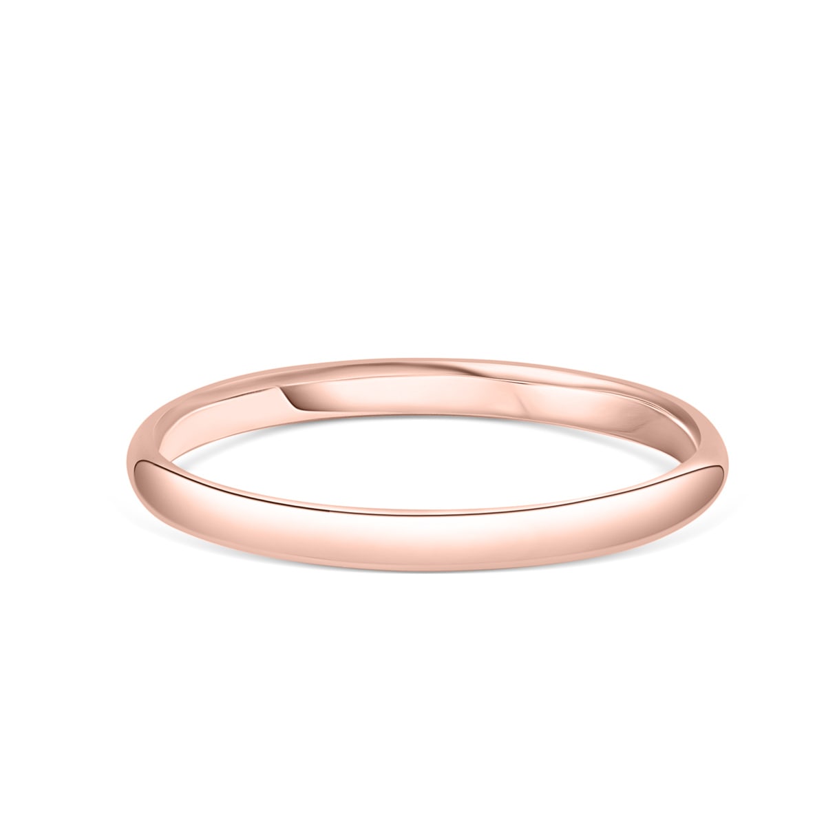 Stunning Women's Plain Metal Wedding Bands 1