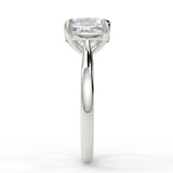 Stunning 2.80 CT Cushion Moissanite Engagement Ring with Solitaire Design 7