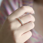 0.2 TCW Round Cut Moissanite Bridal Wedding Band 10