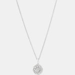 Round Cut Cubic Zirconia in 925 Sterling Silver Necklace 1