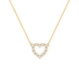 1.44 TCW Round April Diamond Lab Made Diamond- April Birthstone Necklace 1