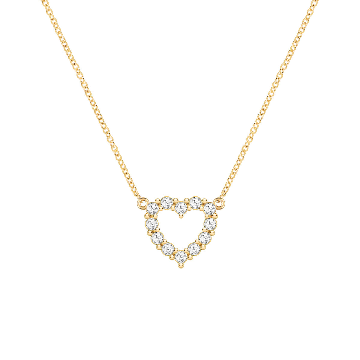 1.44 TCW Round April Diamond Lab Made Diamond- April Birthstone Necklace 1