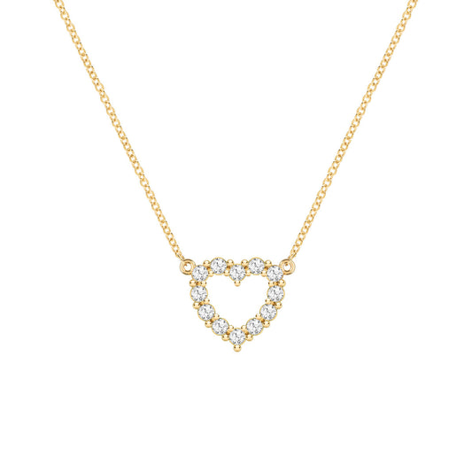 1.44 TCW Round April Diamond Lab Made Diamond- April Birthstone Necklace 1
