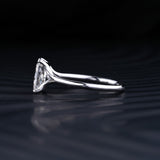 Stunning 2.0 CT Radiant Moissanite Engagement Ring with Solitaire Design 2