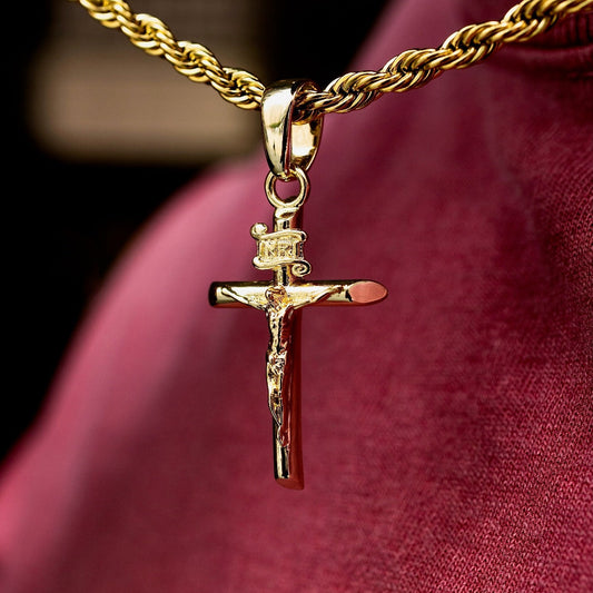 Crucifix Silver Pendant for Him 1