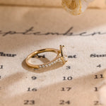Stunning 1.0 CT Pear Moissanite Engagement Ring with Halo & Pave Design 5