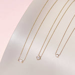 0.30 CT Round Moissanite Diamond Bezel Solitaire Pendant Necklace in Solid Gold 4
