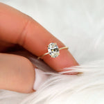 Stunning 1.98 CT Oval Moissanite Engagement Ring with Solitaire Design 6