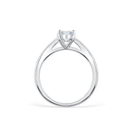 Stunning 1.0 CT Oval Moissanite Engagement Ring in Solitaire Design 3