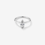 Stunning 1.25 CT Marquise Moissanite Engagement Ring Solitaire Design 1