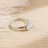 Stunning 3.0 CT Radiant Moissanite Engagement Ring with Solitaire Design 5