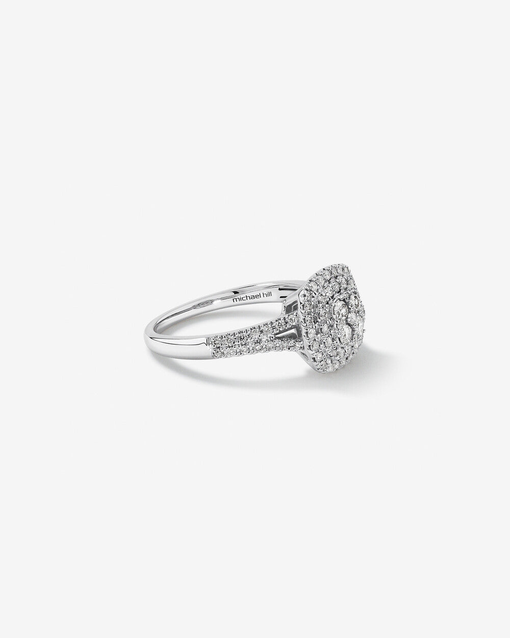 Stunning 0.65 CT Round Moissanite Engagement Ring with Cathedral Design 4
