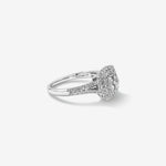 Stunning 0.65 CT Round Moissanite Engagement Ring with Cathedral Design 4
