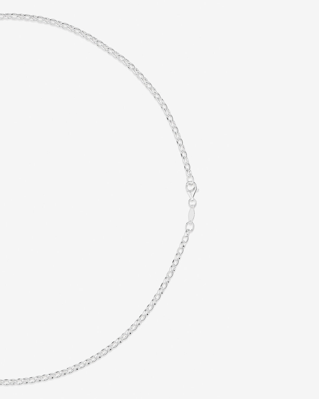 Round Cut Cubic Zirconia in 925 Sterling Silver Necklace 5