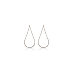0.47 TCW Round Cut Moissanite Semi-Circle Chandelier Earrings in Gold 4