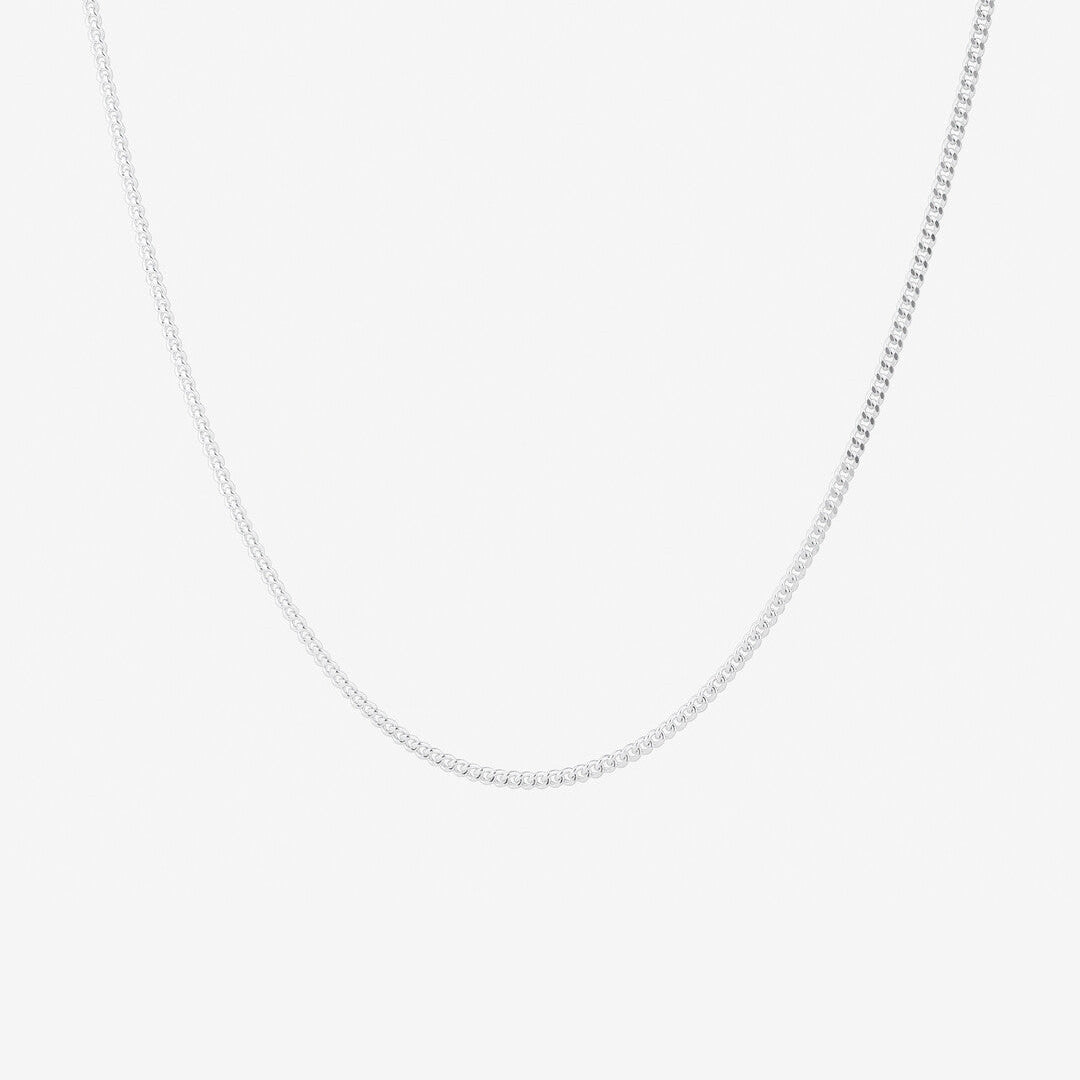 Round Cut Cubic Zirconia in 925 Sterling Silver Necklace 1