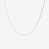 Round Cut Cubic Zirconia in 925 Sterling Silver Necklace 1