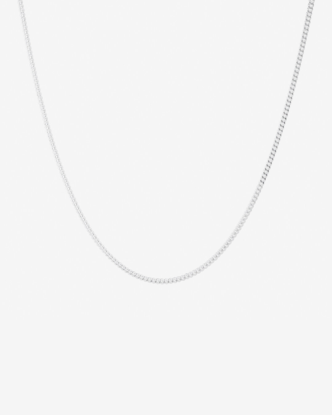 Round Cut Cubic Zirconia in 925 Sterling Silver Necklace 1