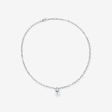Round Cut Cubic Zirconia in 925 Sterling Silver Necklace 3