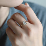 Stunning 2.0 CT Radiant Moissanite Engagement Ring with Solitaire Design 10