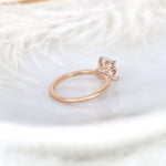 Stunning 2.0 CT Round Moissanite Engagement Ring with Solitaire Design 2