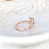 Stunning 2.0 CT Round Moissanite Engagement Ring with Solitaire Design 2