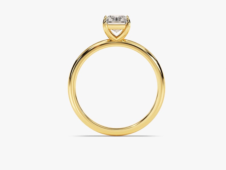Stunning 1.50 CT Radiant Moissanite Engagement Ring with Solitaire Design 3