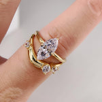 Stunning 2.0 CT Marquise Moissanite Engagement Ring with Solitaire Design 6