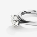 Stunning 2.0 CT Round Moissanite in Solitaire Engagement Ring 5