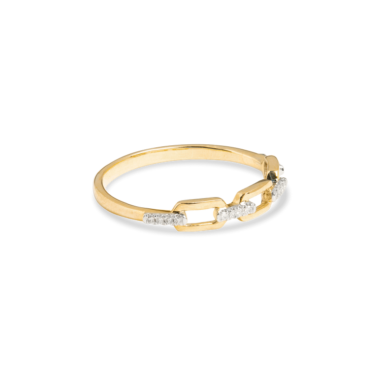 Stunning 0.05 TCW Round Moissanite Stones Linked Stones Wedding Bands 6