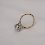 4.50 CT Pear Moissanite Ring Featuring Bridge Style 7