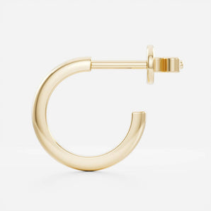 Classic Hoop Earrings in Gold