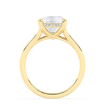Stunning 4.0 CT Oval Moissanite Engagement Ring with Hidden Halo Design 4