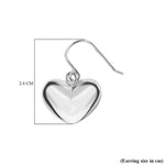 Round Cut Cubic Zirconia in 925 Sterling Silver Earrings 5