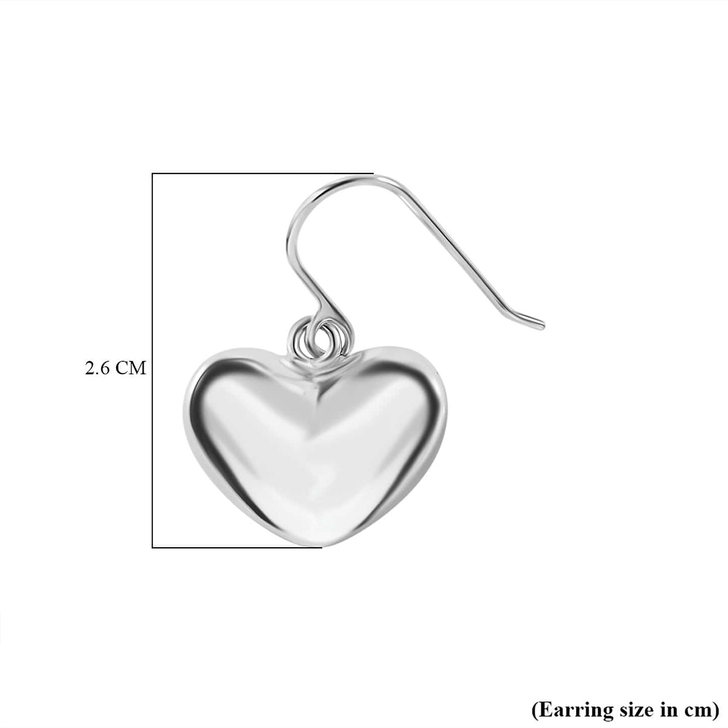 Round Cut Cubic Zirconia in 925 Sterling Silver Earrings 5