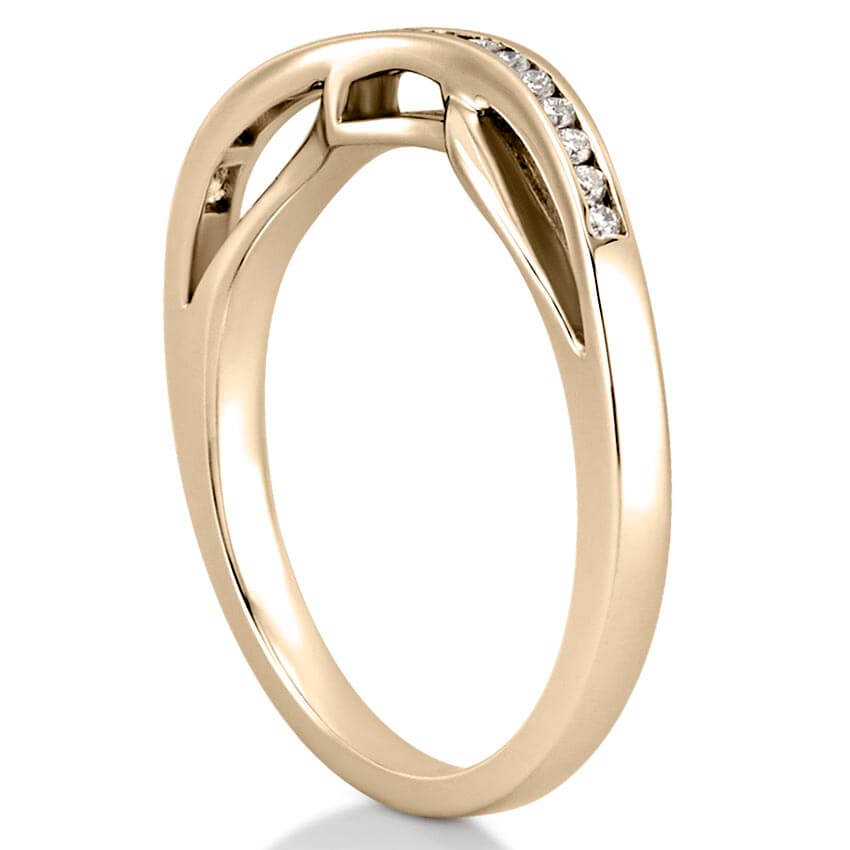 Stunning 0.10 CT Round Moissanite Stones Half Eternity Bands 2