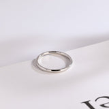 Stunning 0.2 TCW Round Moissanite Stones Half Eternity Wedding Bands 10