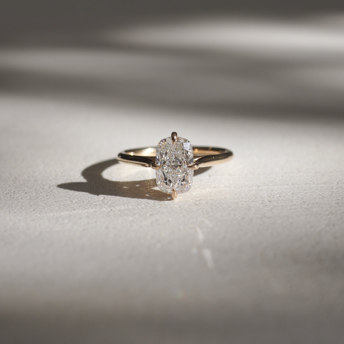 Stunning 1 CT Cushion Moissanite Engagement Ring with Solitaire Design 1